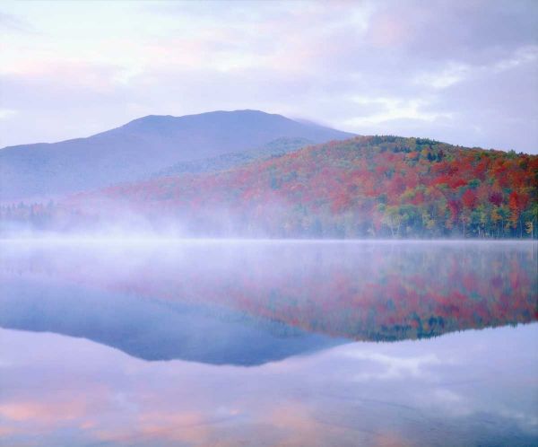 NY, Adirondack Mts Algonquin Peak and Autumn